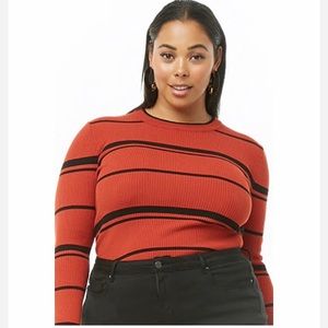 Plus Size Ribbed Sweater
